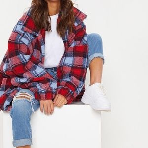 Red Borg Oversized Jacket